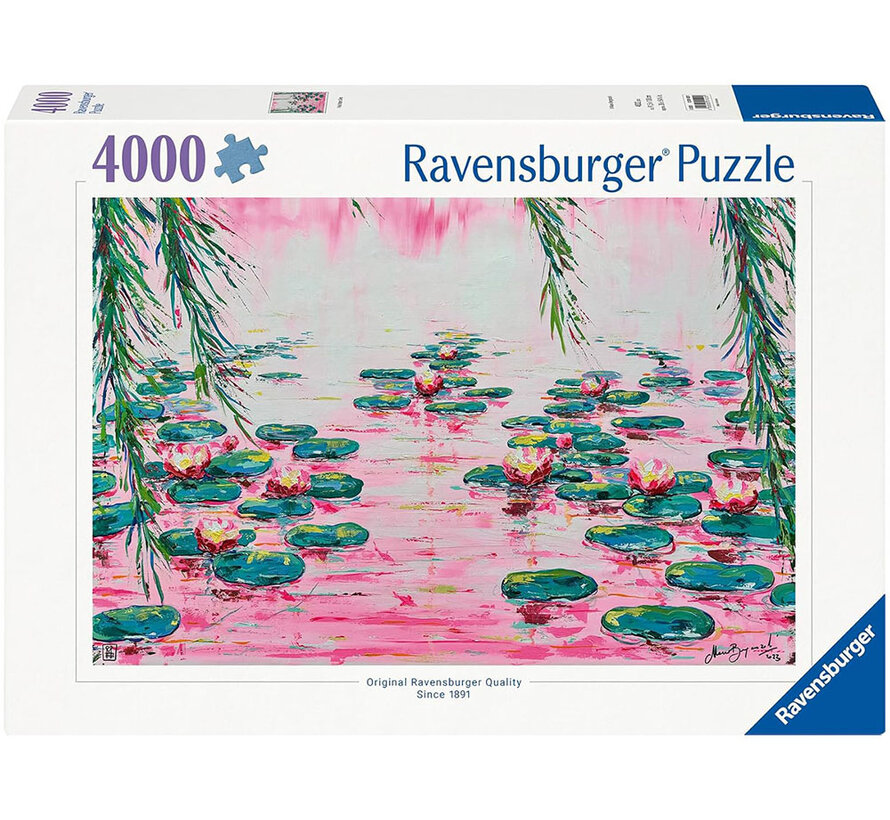 Ravensburger Pink Water Lilies (Underwater) Puzzle 4000pcs