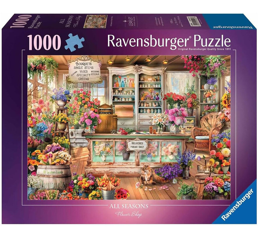 Ravensburger All Seasons Flower Shop Puzzle 1000pcs