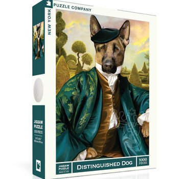 New York Puzzle Company New York Puzzle Co. Bill Mayer: Distinguished Dog 1000pcs