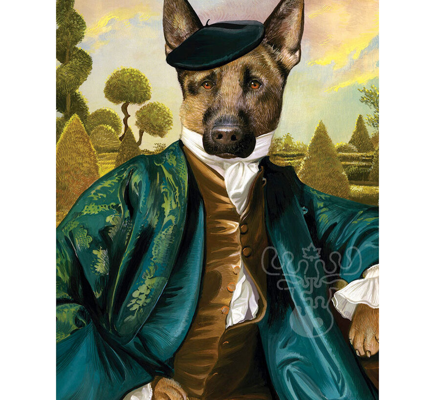 New York Puzzle Co. Bill Mayer: Distinguished Dog 1000pcs