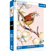 New York Puzzle Company FINAL SALE New York Puzzle Co. Cornell Lab: Carolina Wren Puzzle 500pcs
