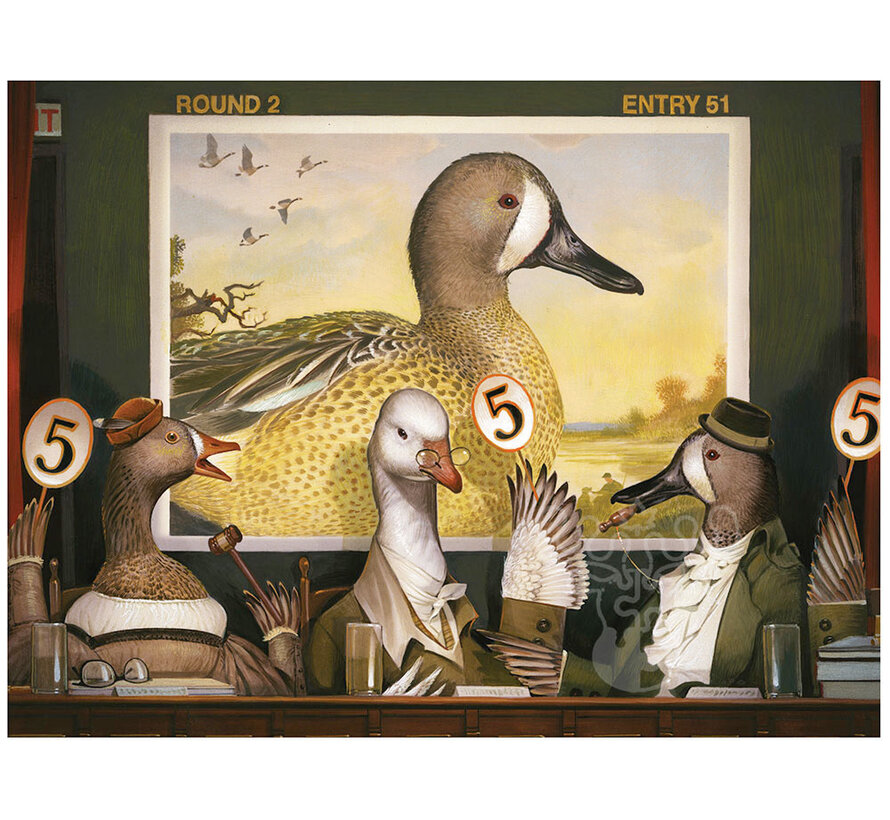 New York Puzzle Co. Bill Mayer: Duck Judges 1000pcs