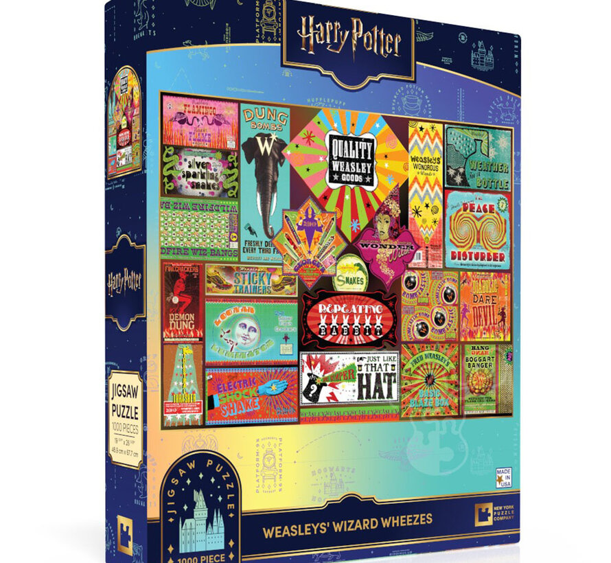 New York Puzzle Co. Harry Potter: Weasleys' Wizard Wheezes Puzzle 1000pcs