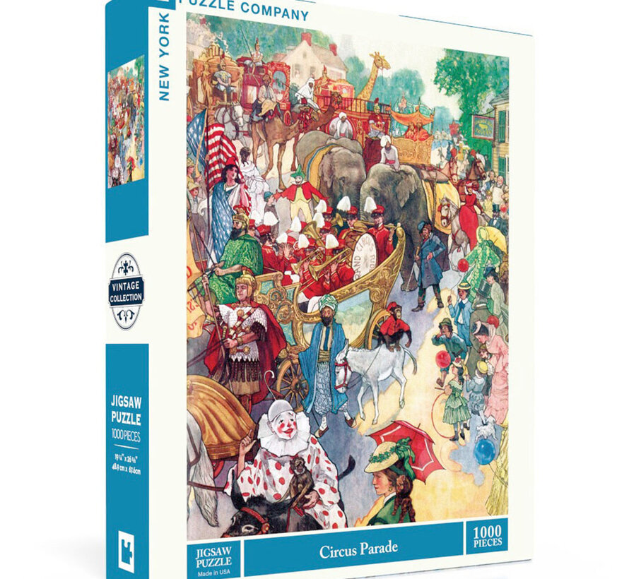 New York Puzzle Co. Vintage Collection: Circus Parade Puzzle 1000pcs