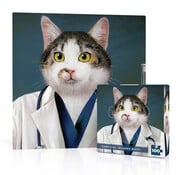 New York Puzzle Company New York Puzzle Co. Bill Mayer: Copy Cat - Cloned Kitty Mini Puzzle 100pcs