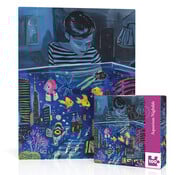 New York Puzzle Company New York Puzzle Co. Jenny Kroik: Aquarium Nightlife Mini Puzzle 100pcs