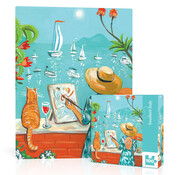 New York Puzzle Company New York Puzzle Co. Jenny Kroik: Southern Italy Mini Puzzle 100pcs