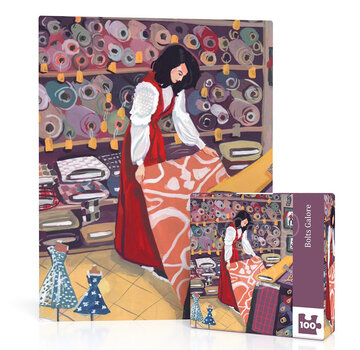 New York Puzzle Company New York Puzzle Co. Jenny Kroik: Bolts Galore Mini Puzzle 100pcs