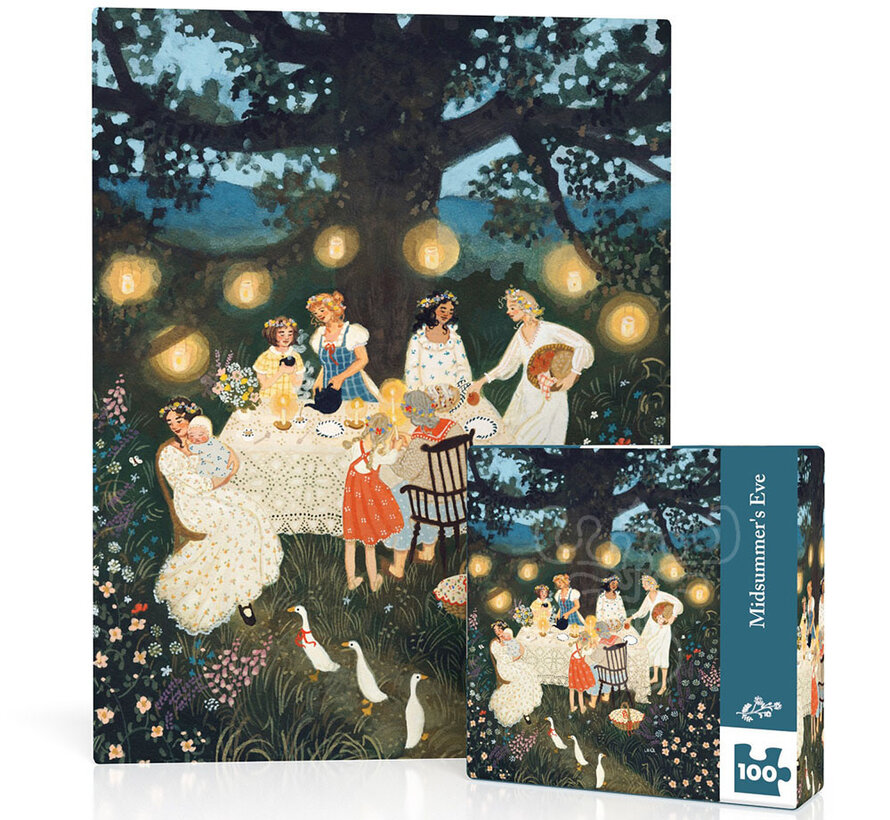 New York Puzzle Co. Loré Pemberton: Midsummer's Eve Mini Puzzle 100pcs