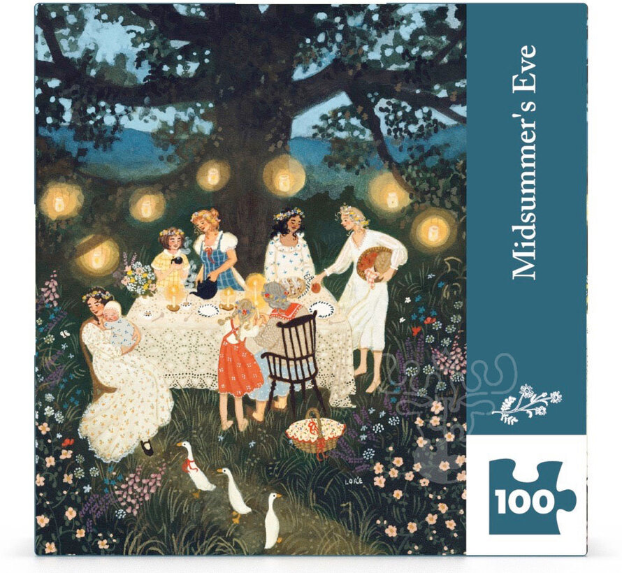 New York Puzzle Co. Loré Pemberton: Midsummer's Eve Mini Puzzle 100pcs