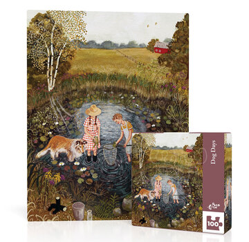 New York Puzzle Company New York Puzzle Co. Loré Pemberton: Dog Days Mini Puzzle 100pcs