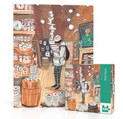 New York Puzzle Company New York Puzzle Co. Jenny Kroik: Dish Store Mini Puzzle 100pcs