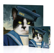 New York Puzzle Company New York Puzzle Co. Bill Mayer: Simon - Sailor Cat Mini Puzzle 100pcs