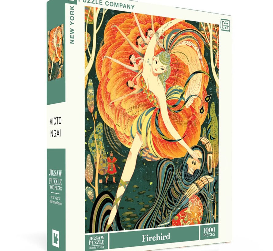 New York Puzzle Co. Victo Ngai: Firebird Puzzle 1000pcs
