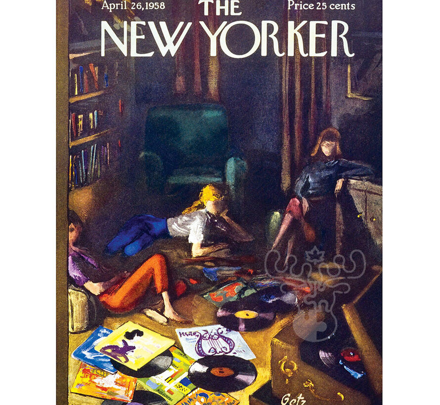 New York Puzzle Co. The New Yorker: Record Lounge Puzzle 500pcs