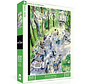 New York Puzzle Co. The New Yorker: Pawns in the Park Puzzle 1000pcs