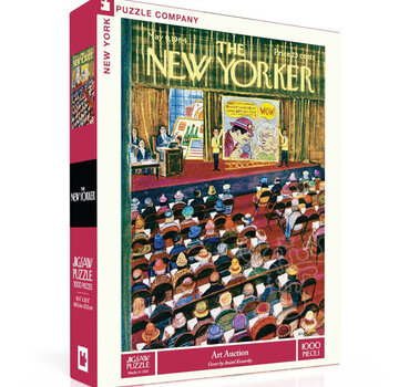 New York Puzzle Company New York Puzzle Co. The New Yorker: Art Auction Puzzle 1000pcs