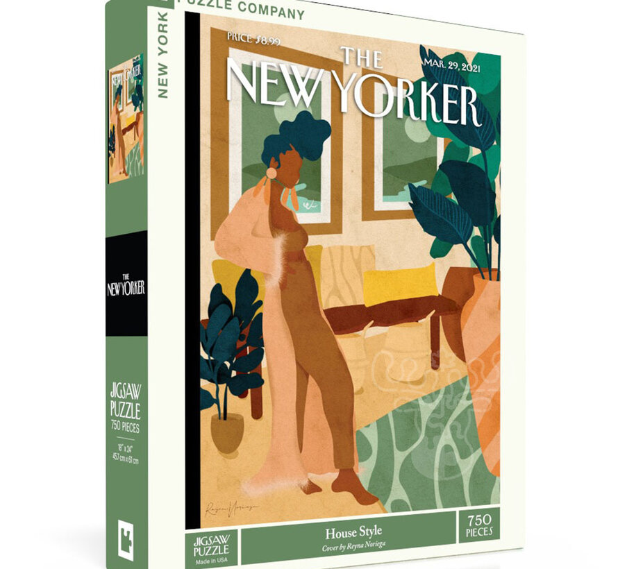 New York Puzzle Co. The New Yorker: House Style Puzzle 750pcs