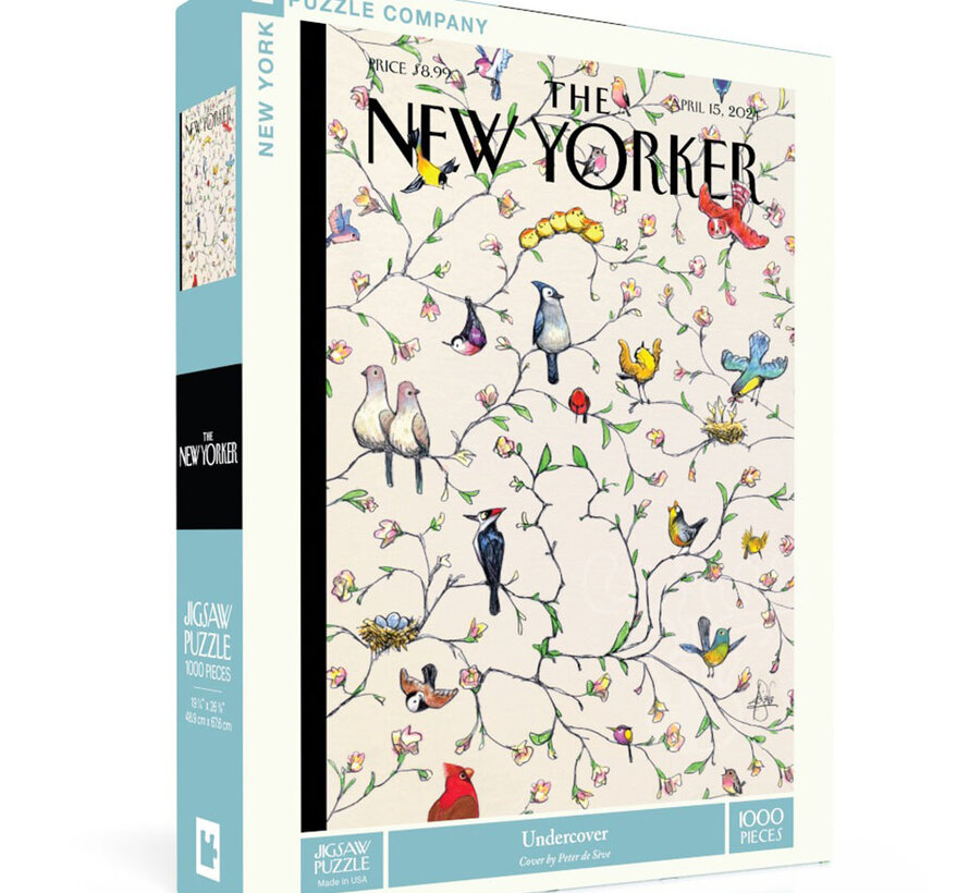 New York Puzzle Co. The New Yorker: Undercover Puzzle 1000pcs