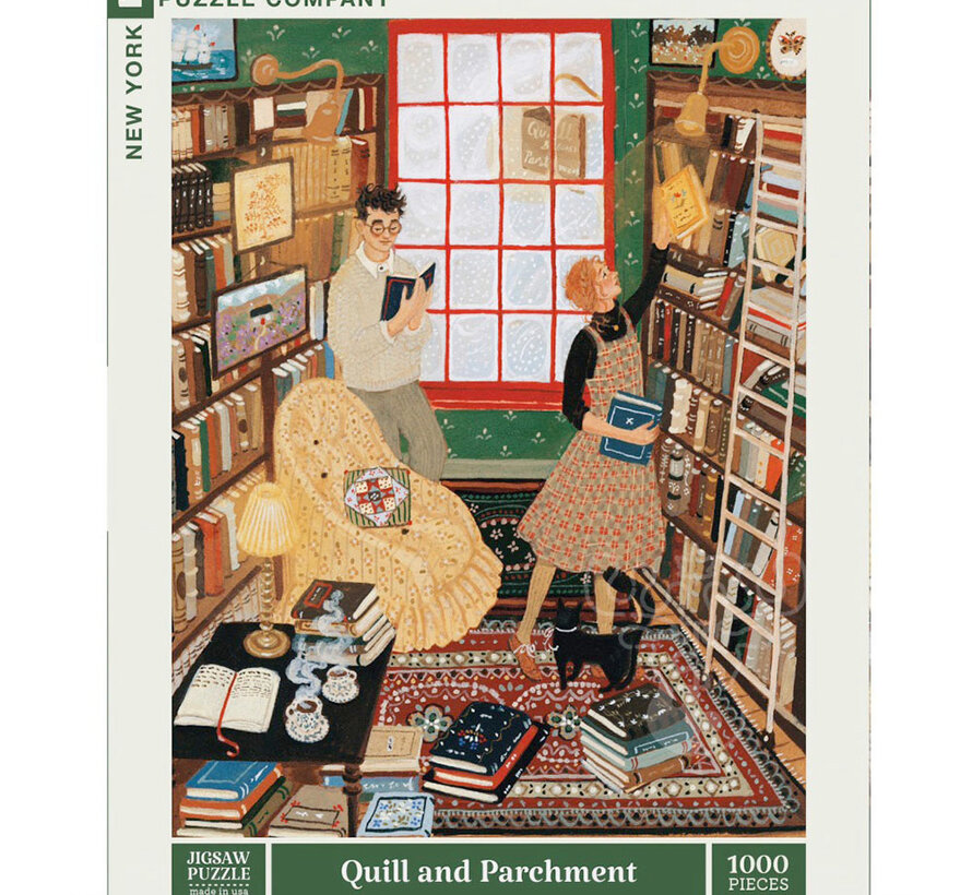 New York Puzzle Co. Loré Pemberton: Quill And Parchment Puzzle 1000pcs