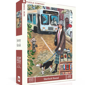 New York Puzzle Company New York Puzzle Co. Jenny Kroik: Sherlock Hound Puzzle 1000pcs