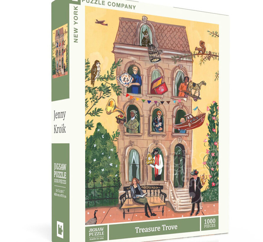 New York Puzzle Co. Jenny Kroik: Treasure Trove Puzzle 1000pcs