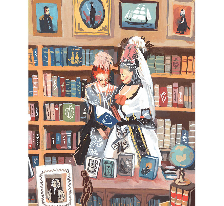 New York Puzzle Co. Jenny Kroik: Argosy Bookstore Puzzle 1000pcs