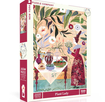 New York Puzzle Company New York Puzzle Co. Adelina Lirius: Plant Lady 1000pcs