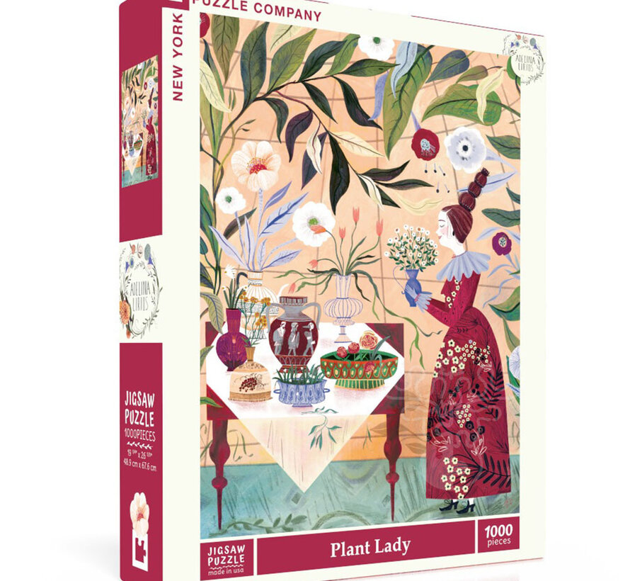 New York Puzzle Co. Adelina Lirius: Plant Lady 1000pcs