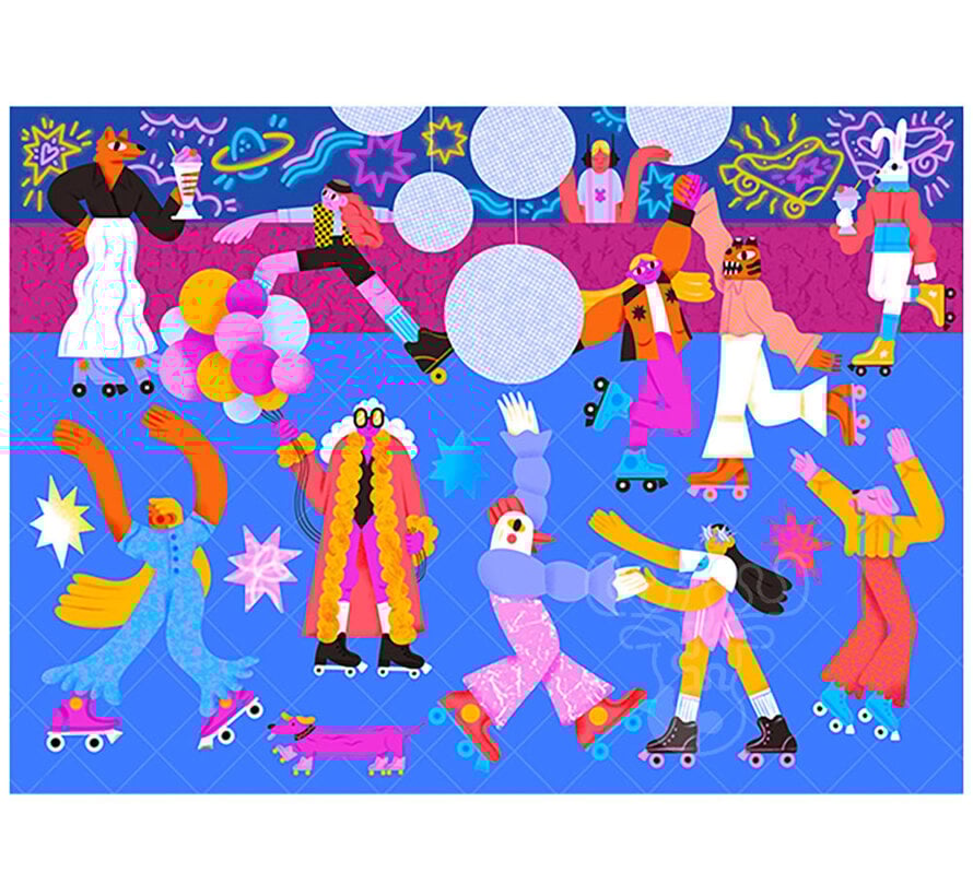 Holiyay Roller Disco Puzzle 1000pcs