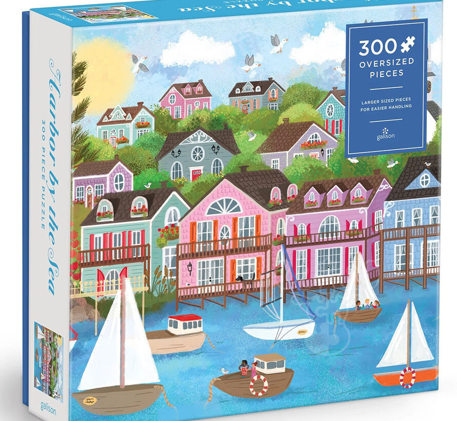 Galison Joy Laforme Harbor by the Sea Puzzle 300pcs