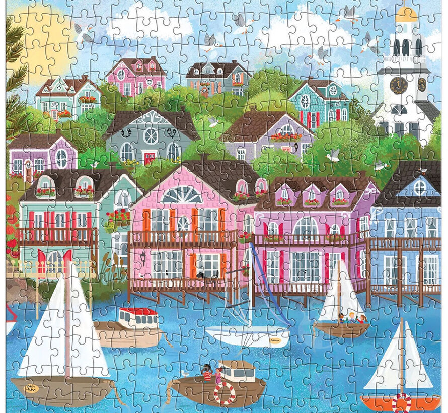 Galison Joy Laforme Harbor by the Sea Puzzle 300pcs