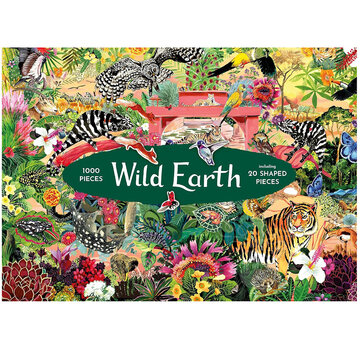 Laurence King Publishing Laurence King Wild Earth Puzzle 1000pcs contains 20 Shaped Pieces