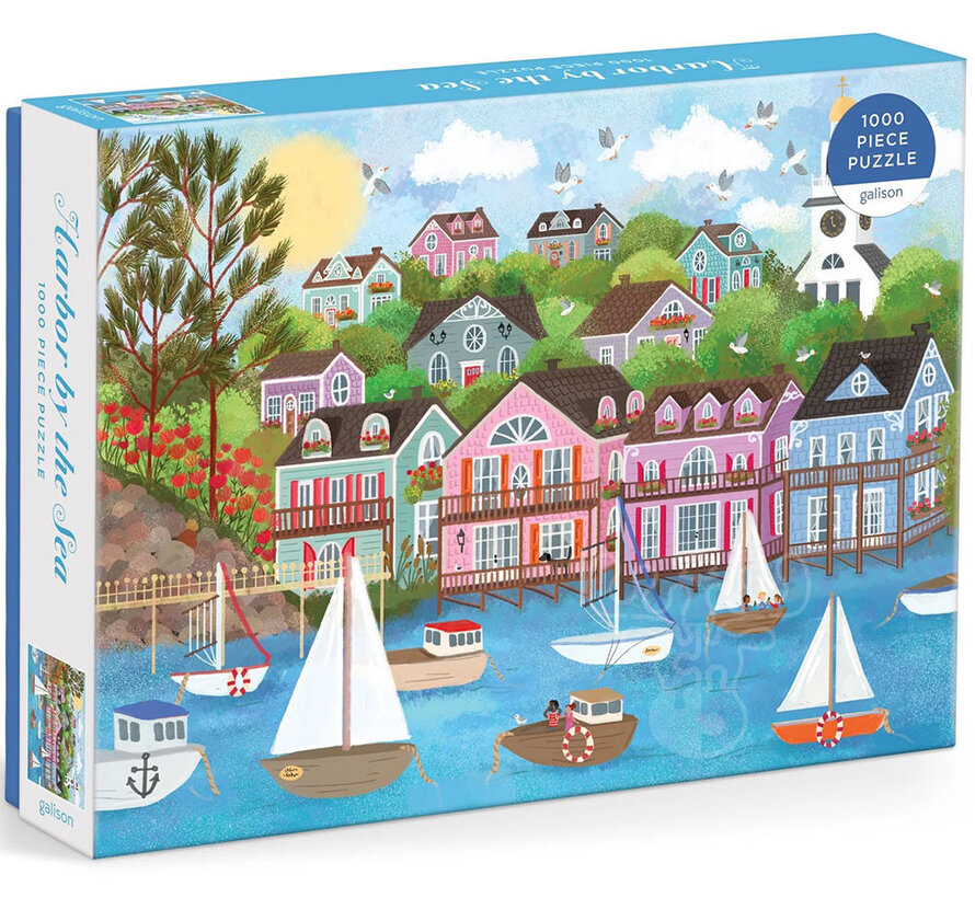 Galison Joy Laforme Harbor by the Sea Puzzle 1000pcs