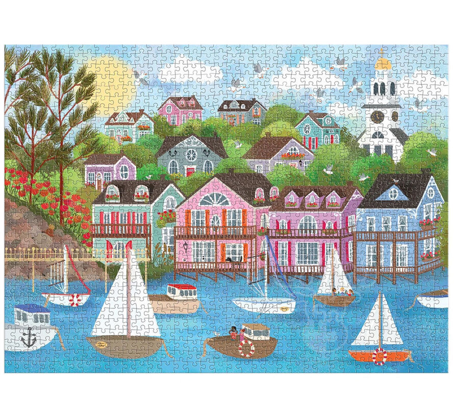 Galison Joy Laforme Harbor by the Sea Puzzle 1000pcs