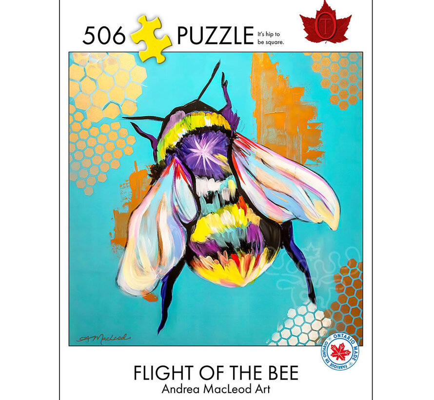 The Occurrence Flight of the Bee Square Puzzle 506pcs