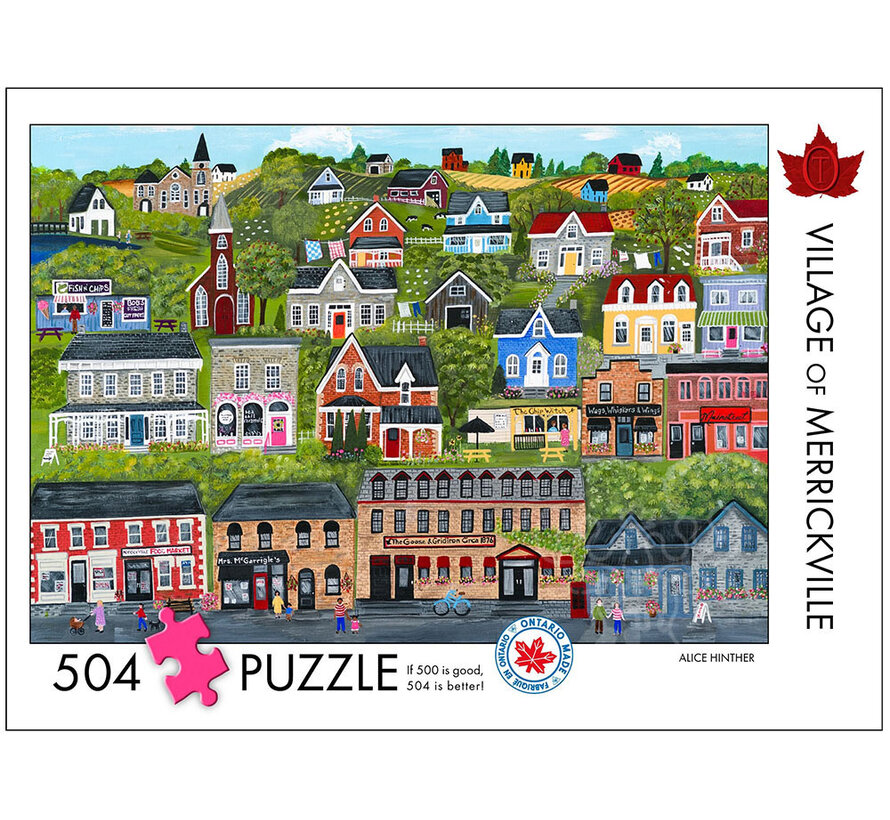 The Occurrence Village of Merrickville, Ontario Puzzle 504pcs