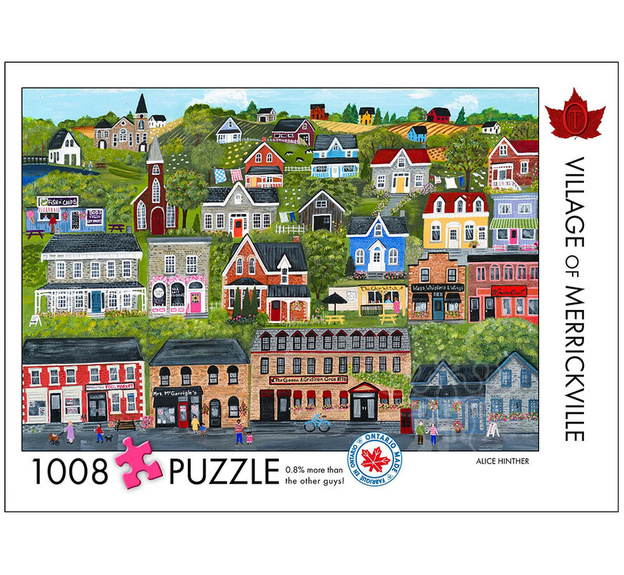 The Occurrence Village of Merrickville, Ontario Puzzle 1008pcs