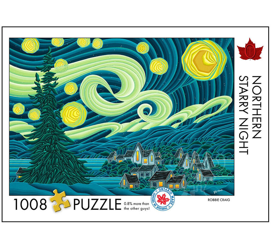 The Occurrence Northern Starry Night Puzzle 1008pcs