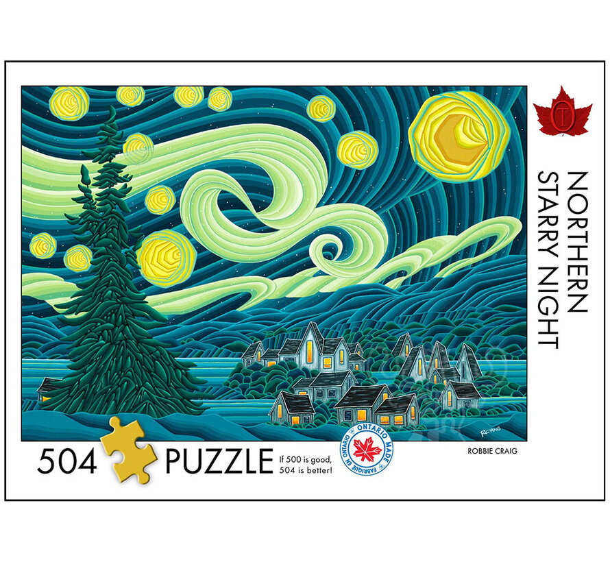 The Occurrence Northern Starry Night Puzzle 504pcs