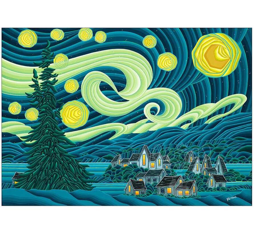 The Occurrence Northern Starry Night Puzzle 504pcs