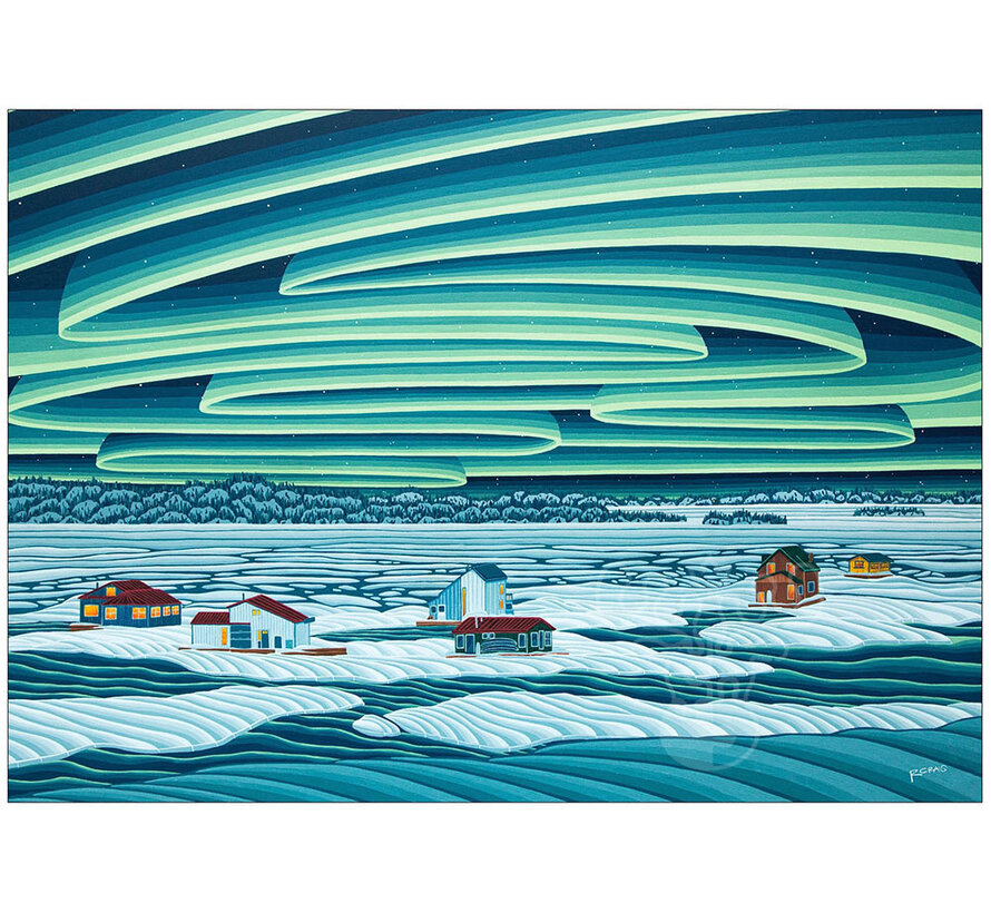 The Occurrence Houseboats of Yellowknife Puzzle 504pcs
