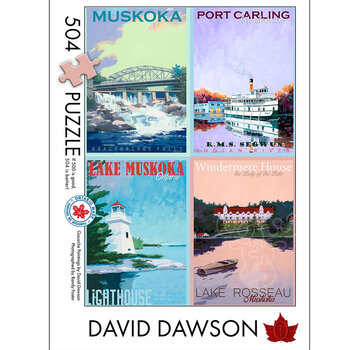 The Occurrence The Occurrence Muskoka Collage Puzzle 504pcs