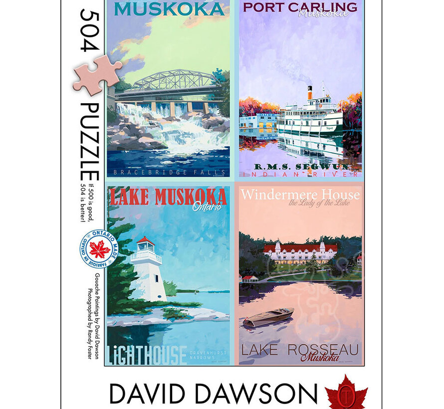 The Occurrence Muskoka Collage Puzzle 504pcs