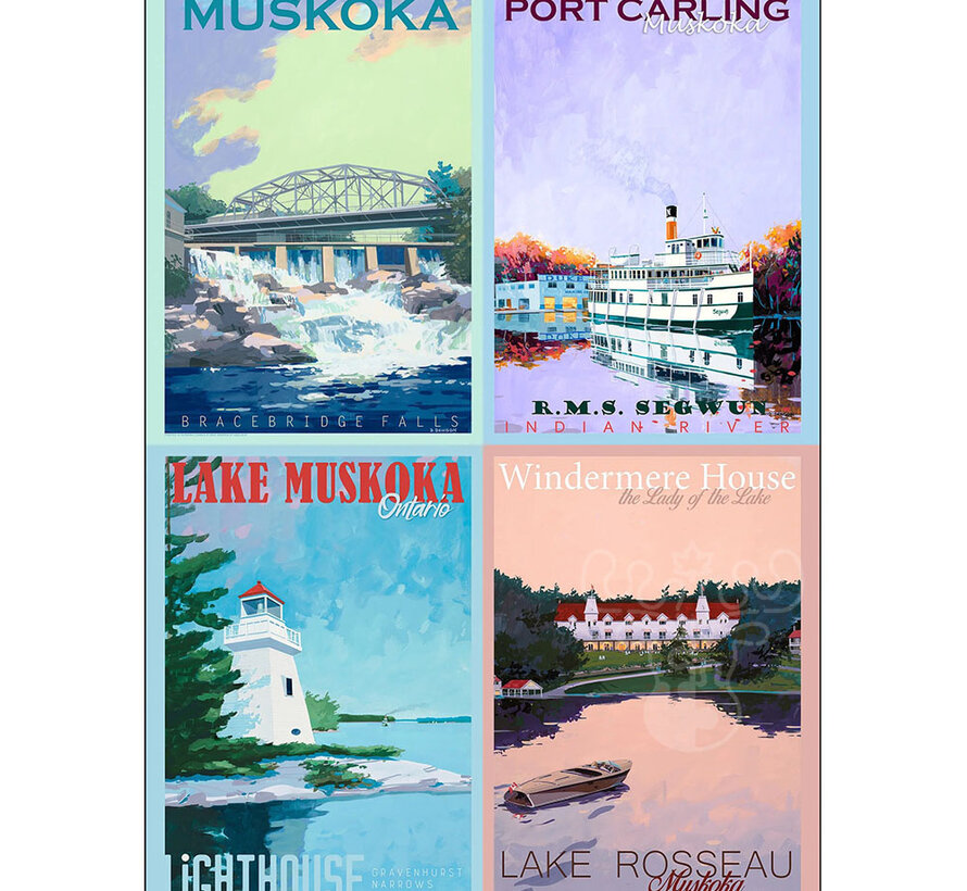 The Occurrence Muskoka Collage Puzzle 504pcs