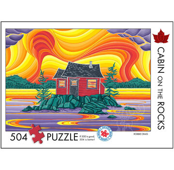 The Occurrence The Occurrence Cabin on the Rocks Puzzle 504pcs