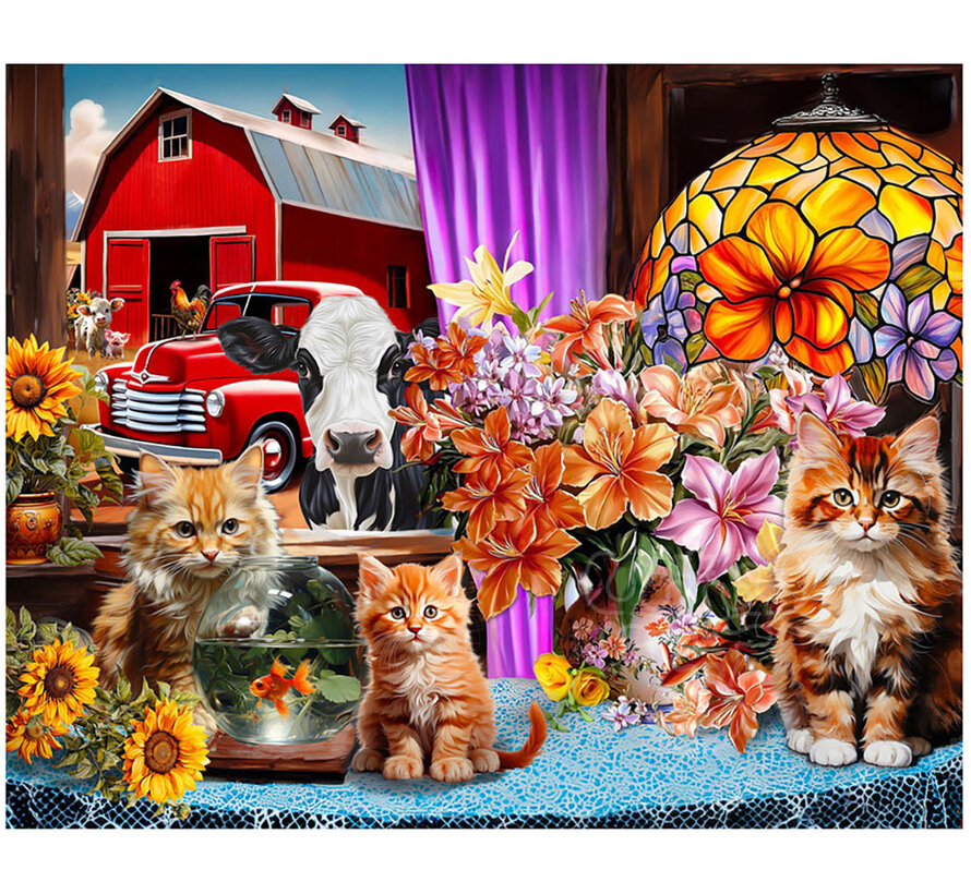 Springbok Farmhouse View Puzzle 500pcs