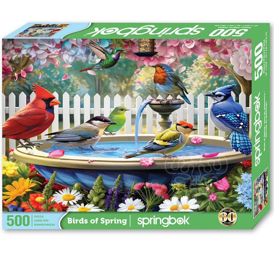 Springbok Birds of Spring Puzzle 500pcs