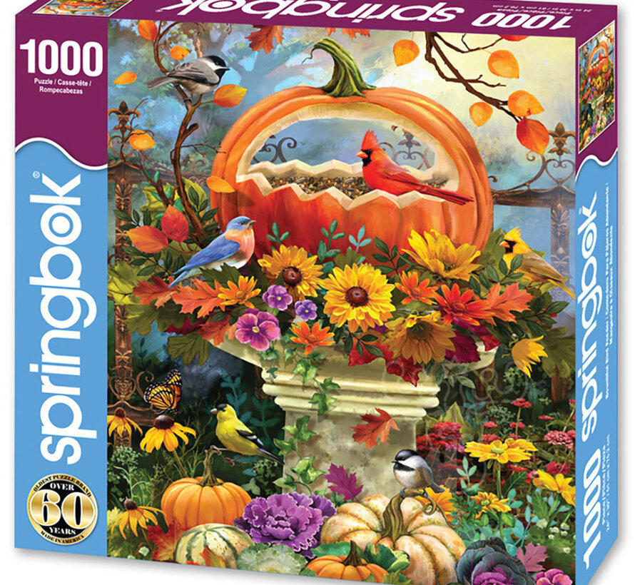 Springbok Bountiful Bird Feeder Puzzle 1000pcs Limited Release