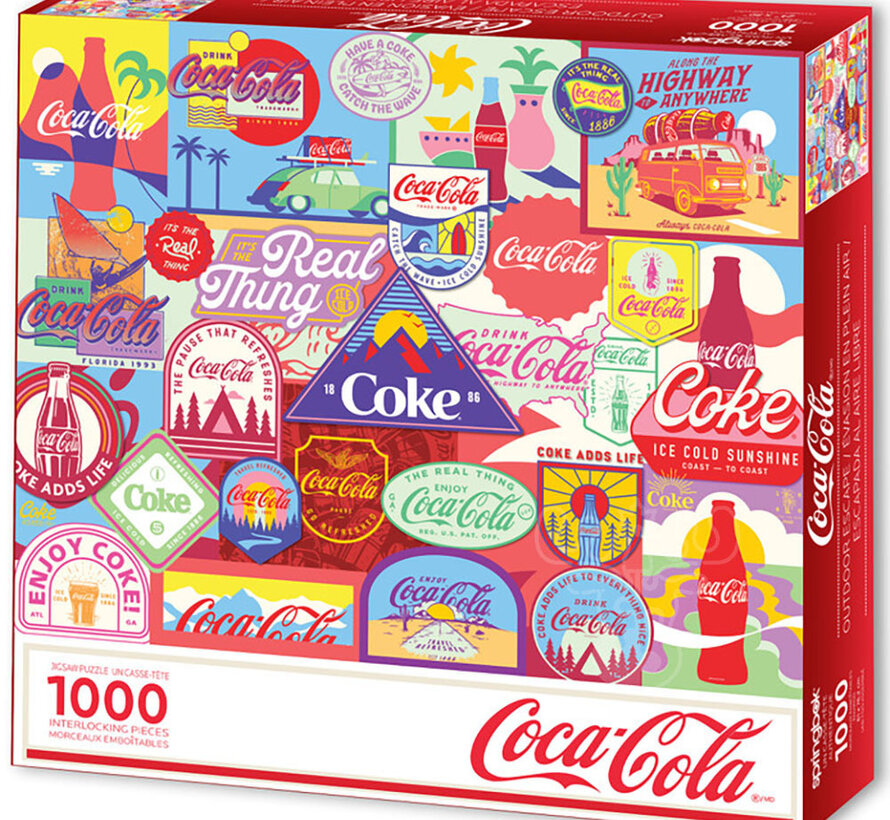 Springbok Coca-Cola Outdoor Escape Puzzle 1000pcs